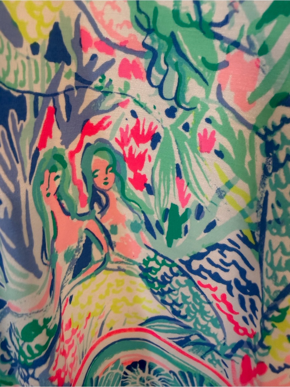 Lilly Pulitzer kelby stretch shift dress in mermaid cove print size 6 - Picture 6 of 10